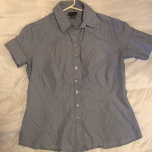 Blue button up shirt